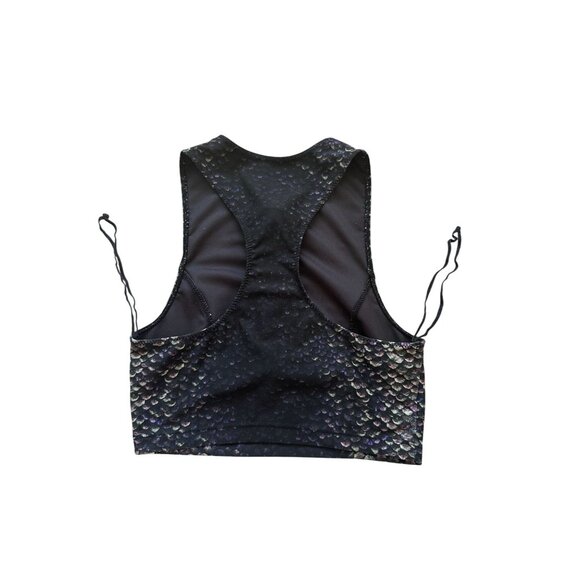 OYSHO Womens Active Bra Zip Crop Top Size Small - Picture 2 of 4